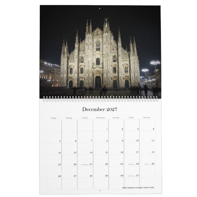Kalender 2021 - Italien (Dez 2027)