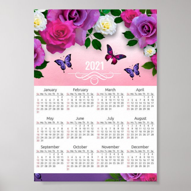 Kalender 2021 poster (Vorne)