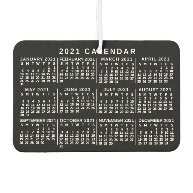 Kalender 2021 (Siehe Beschreibung der neuen Versio Autolufterfrischer (Vorderseite)