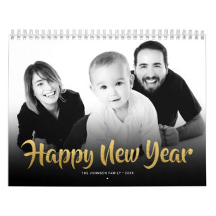 Kalender 2022 Foto zum Glück Neues Jahr
