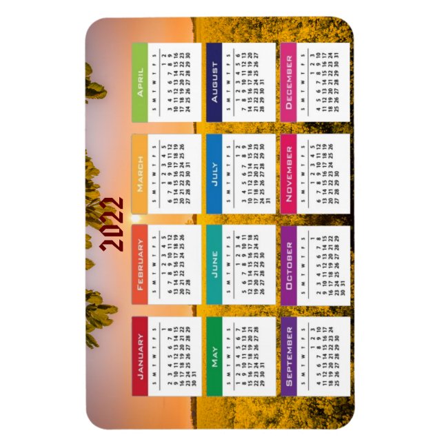 Kalender 2022 magnet (Vertikal)