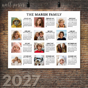 Kalender 2022 mit 12 Fotos Poster