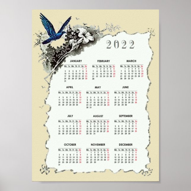Kalender 2022 poster (Vorne)