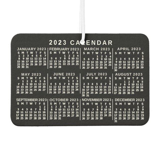 Kalender 2023 (siehe Beschreibung der neuesten Ver Autolufterfrischer (Vorderseite)