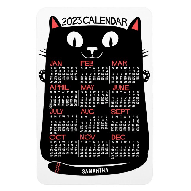 Kalender 2023 (siehe Beschreibung der neuesten Ver Magnet (Vertikal)