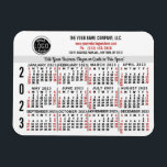 Kalender 2023 (siehe Beschreibung der neuesten Ver Magnet<br><div class="desc">SUCHEN SIE DIE 2025 VERSION DIESES KALENDERS? | Alle unsere Kalender 2025 finden Sie im FancyCelebration Store hier ➔ https://www.zazzle.com/store/fancycelebration/products?ps=128&cg=196920781224604082 Sie finden auch alle unsere Kalender in der Sammlung: https://www.zazzle.com/collections/119258460294242876</div>