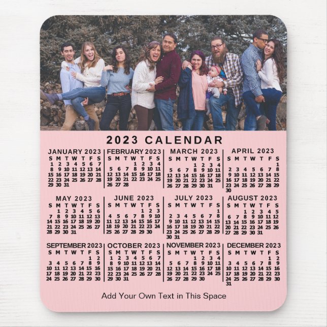 Kalender 2023 (siehe Beschreibung der neuesten Ver Mousepad (Vorne)