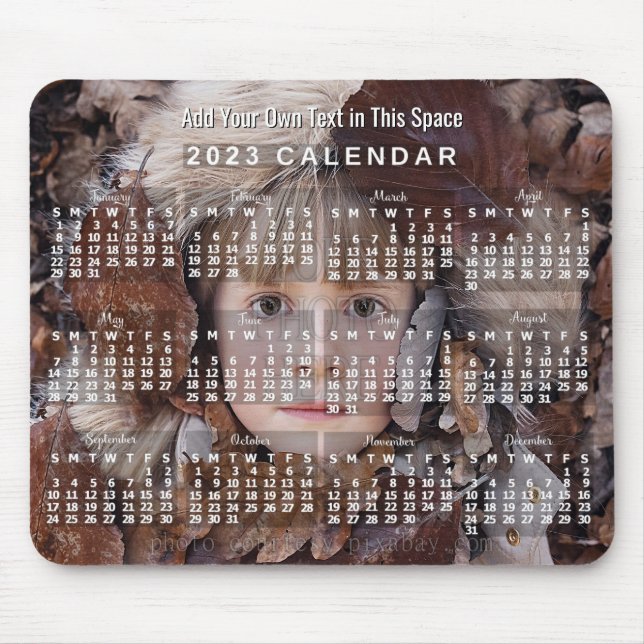 Kalender 2023 (siehe Beschreibung der neuesten Ver Mousepad (Vorne)