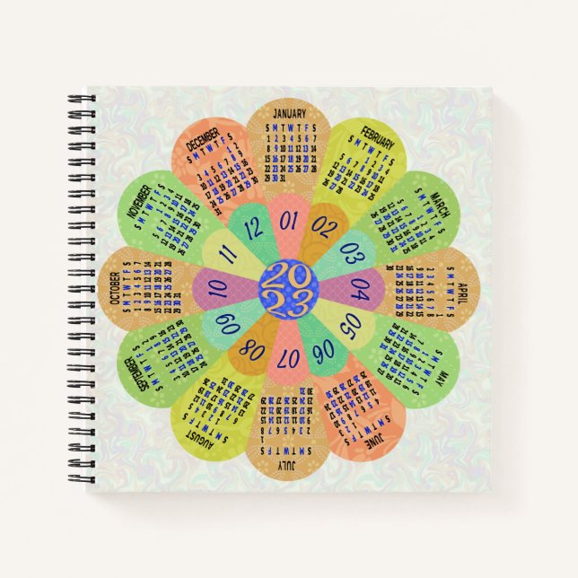 Kalender 2023 (siehe Beschreibung der neuesten Ver Notizbuch (Vorderseite)