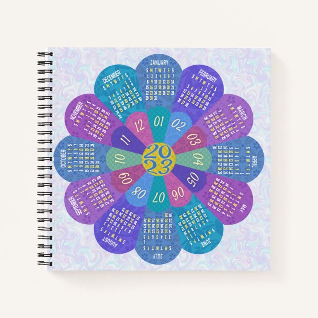 Kalender 2023 (siehe Beschreibung der neuesten Ver Notizbuch (Vorderseite)