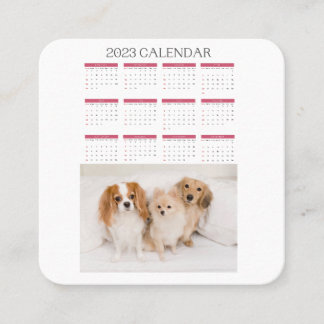 Kalender 2023 Süßhunde Treuekarte