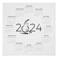 Kalender 2024 für Pilates-Ausbilder