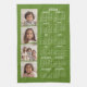 Kalender 2024 mit 4 FotoCollage - grün Geschirrtuch (Vertikal)