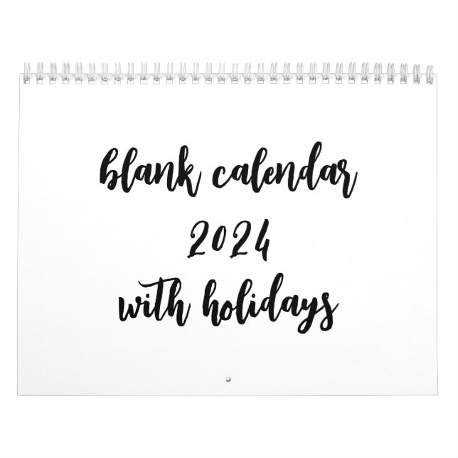 Kalender 2024 mit Ferien (Titelbild)
