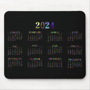 Kalender 2024 mousepad