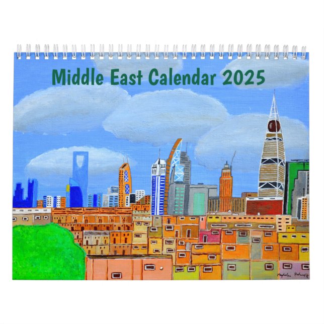 Kalender 2025 im Nahen Osten (Titelbild)