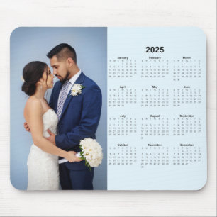 Kalender 2025 mit benutzerdefiniertem Foto Mousepad