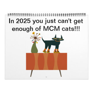 Kalender 2025 mit MCM Katzen