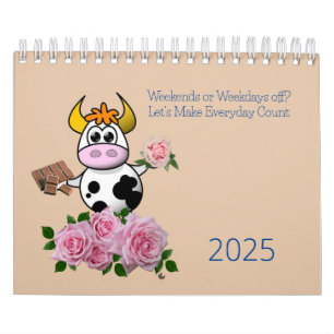 Kalender 2025 Monatlicher Zeitplan Blumenkuh