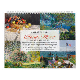 Kalender 2026 - Claude Monet 2 - Impressionismus