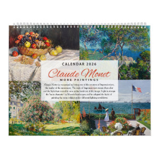Kalender 2026 - Claude Monet 2 - Impressionismus