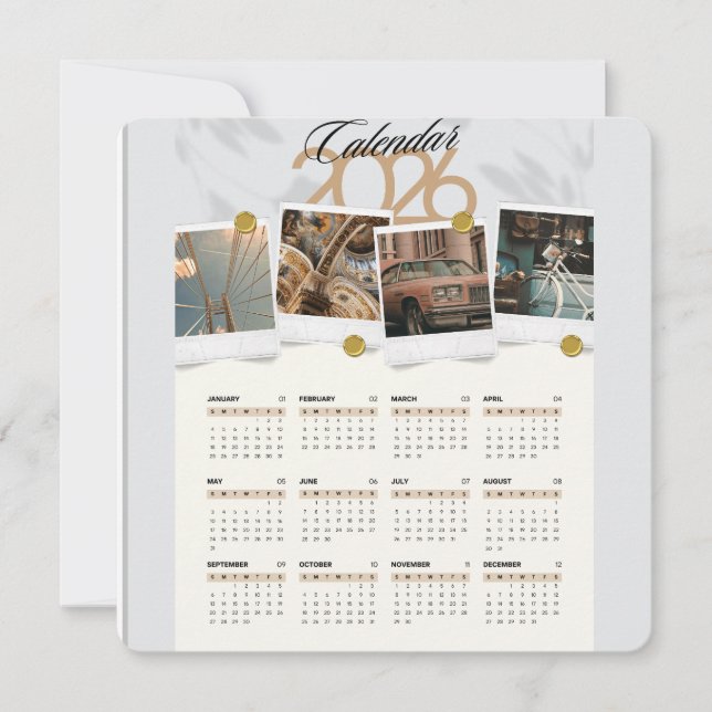 Kalender 2026 einladung (Vorderseite)