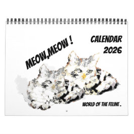 Kalender 2026 : Liebe der Katze