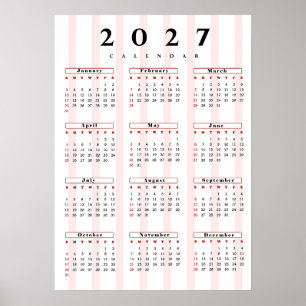 Kalender 2027 poster