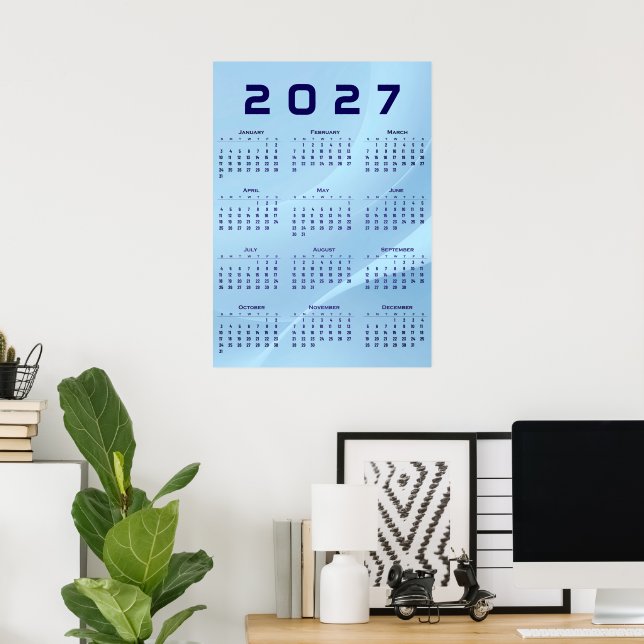 Kalender 2027 poster (Heimbüro)