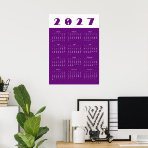 Kalender 2027 poster