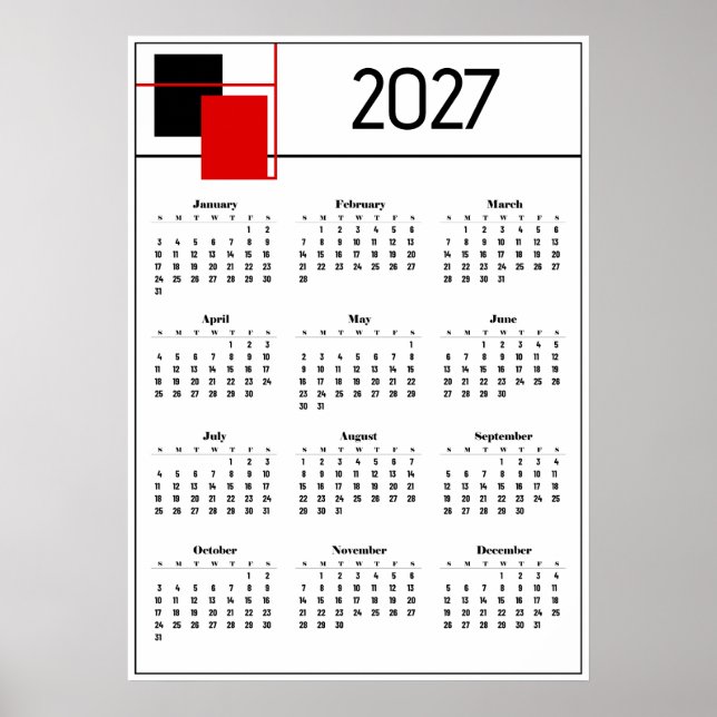 Kalender 2027 poster (Vorne)