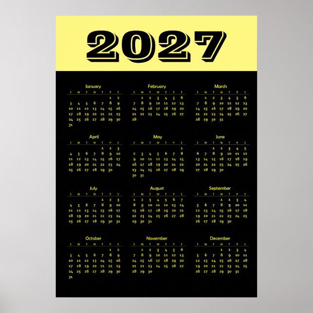 Kalender 2027 poster (Vorne)