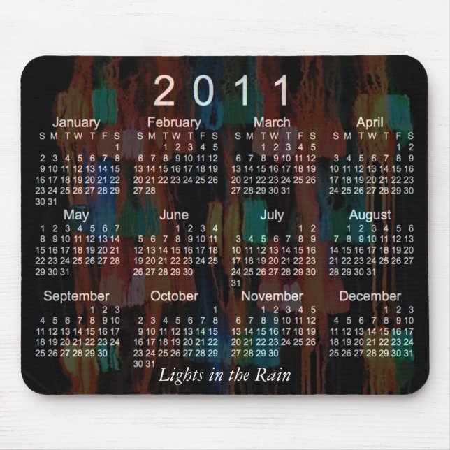 Kalender Abstract 2011 Mousepad (Vorne)