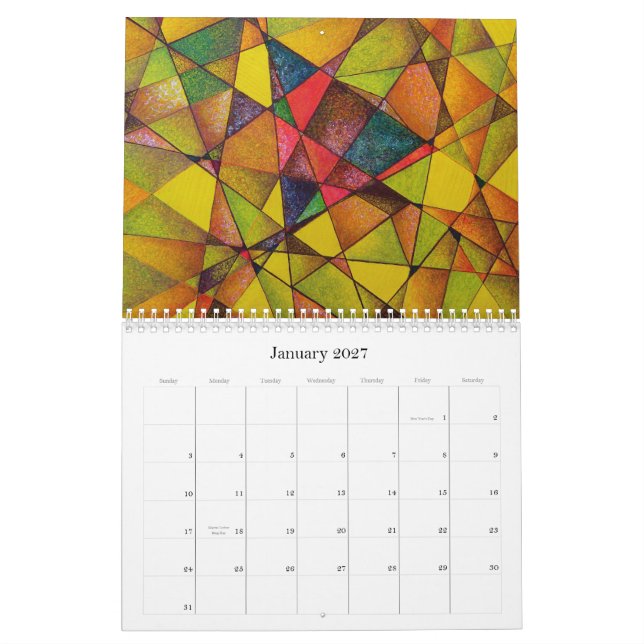KALENDER - abstrakte Kunst I - 2012 (Jan 2027)