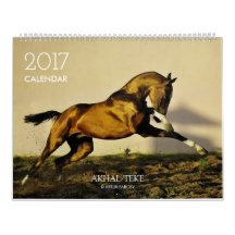 Kalender. Akhal-teke PFERDE. 2017