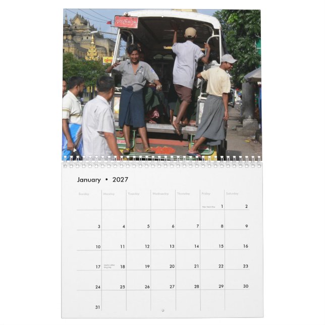 Kalender Alltagsleben-Ranguns 2012 (Jan 2027)