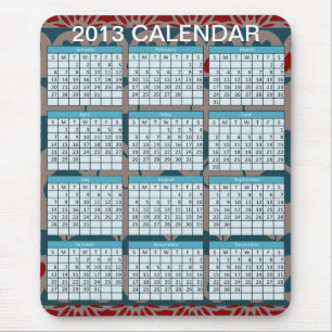 Kalender auf einem Mousepad