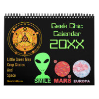 Kalender-Außerirdische-Ernte Geekchic-2015 kreist