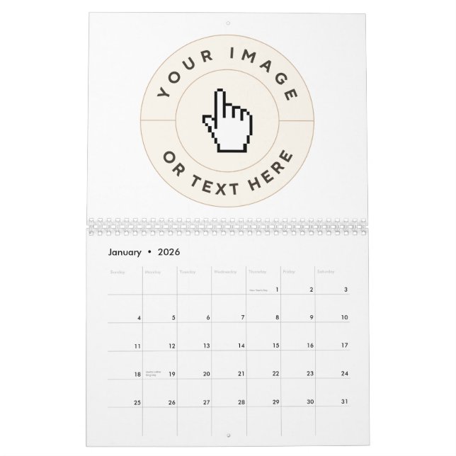 Kalender - Benutzerdefiniert (Bild/Text hinzufügen (Jan 2026)