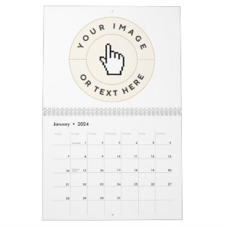 Kalender - Benutzerdefiniert (Bild/Text hinzufügen