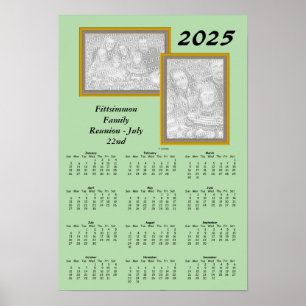 Kalender - Bilder der Wiedervereinigung x 2 - 2025 Poster