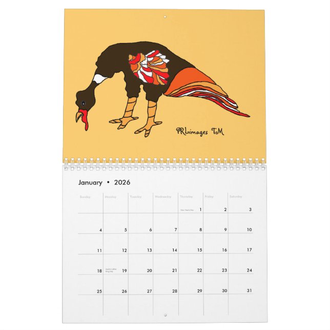 Kalender BlueSky Truthahn-2013 (Jan 2026)