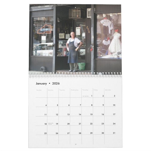 Kalender: Brooklyn bedeutet Geschäft Kalender (Jan 2026)