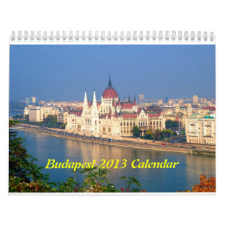 Kalender Budapests, Ungarn 2013