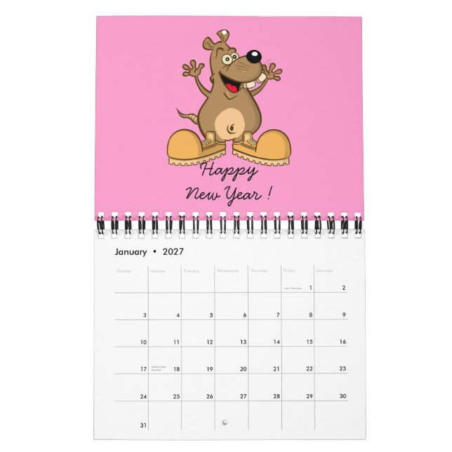 KALENDER "Cartoonkunst " (Jan 2027)