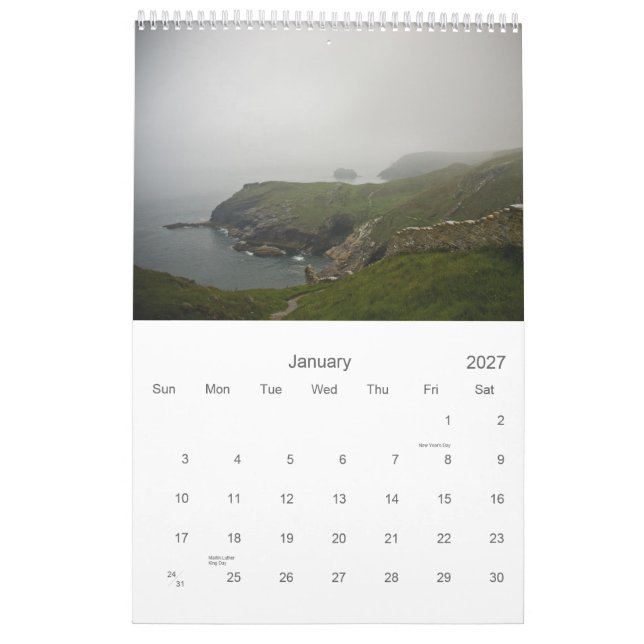 Kalender Cornwalls 2011 (Jan 2027)