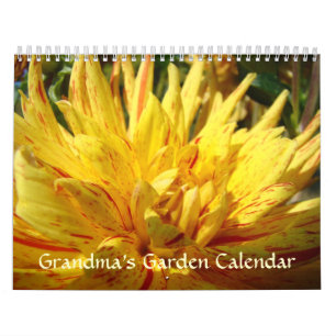 KALENDER DAHLIEN BLUMEN Omas Garten