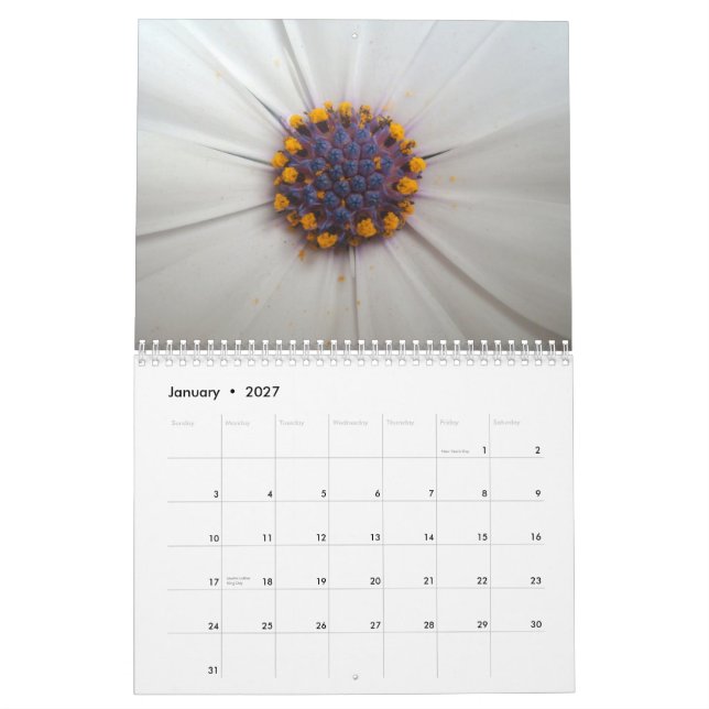 Kalender der Blumen-2010 (Jan 2027)