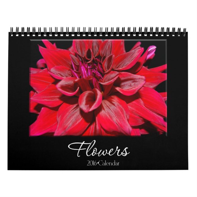 Kalender der Blumen-2016 durch Erin Mac (Titelbild)