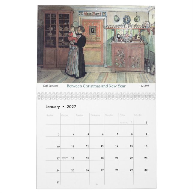 Kalender der Carl Larssonnahrungsmittel-und (Jan 2027)